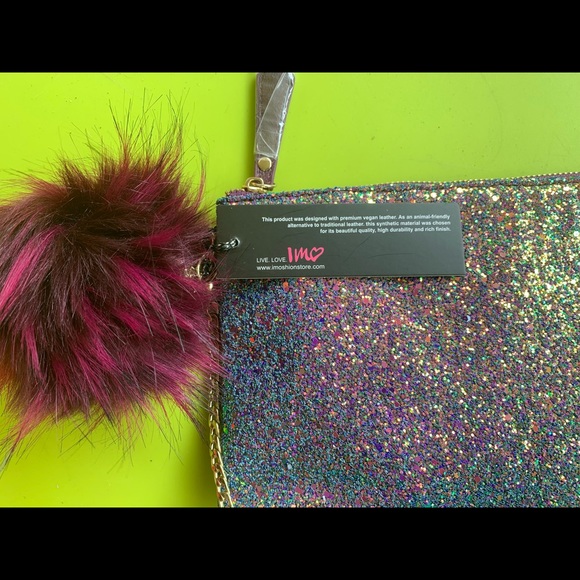 IMoshion Vegan Purple Sparkle Purse - BNWT - Picture 6 of 6
